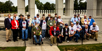 HF Greeting at WWII Memorial 9/26/15